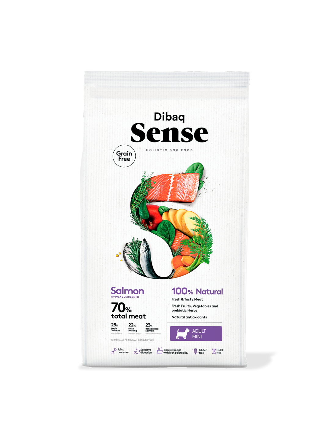 Dibaq Sense Grain Free Salmón Mini