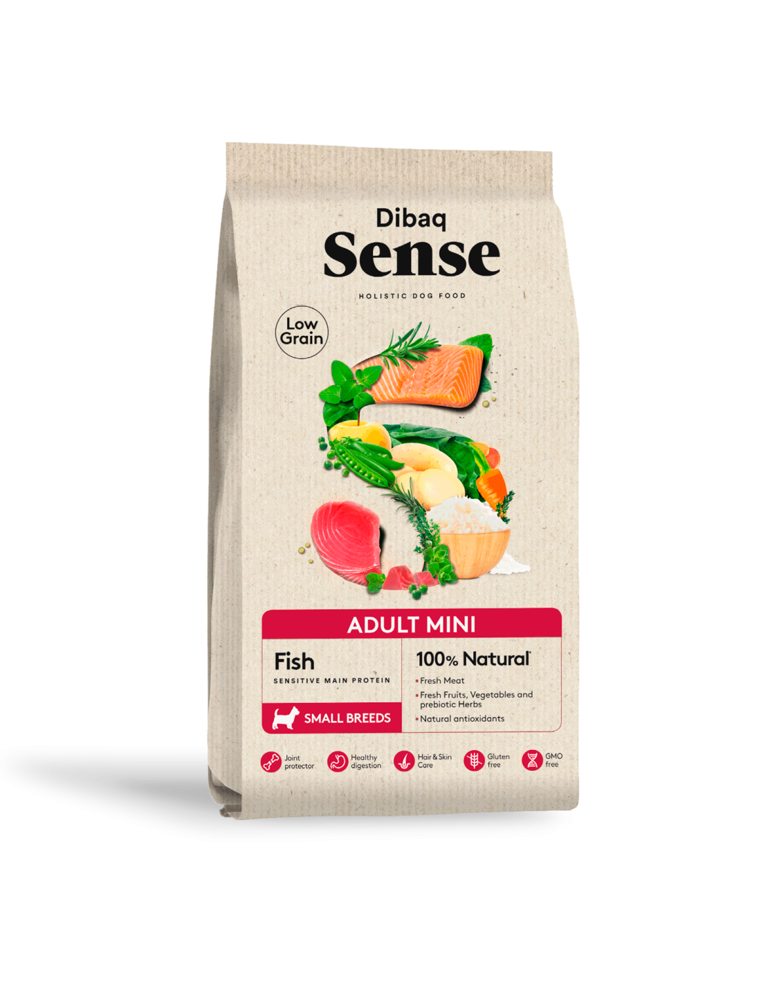 Dibaq Sense Low Grain Pescado Adulto Mini