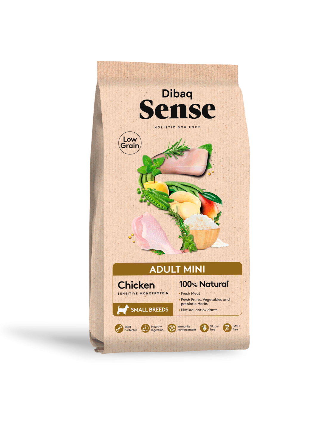 Dibaq Sense Low Grain Pollo (Adulto Mini)