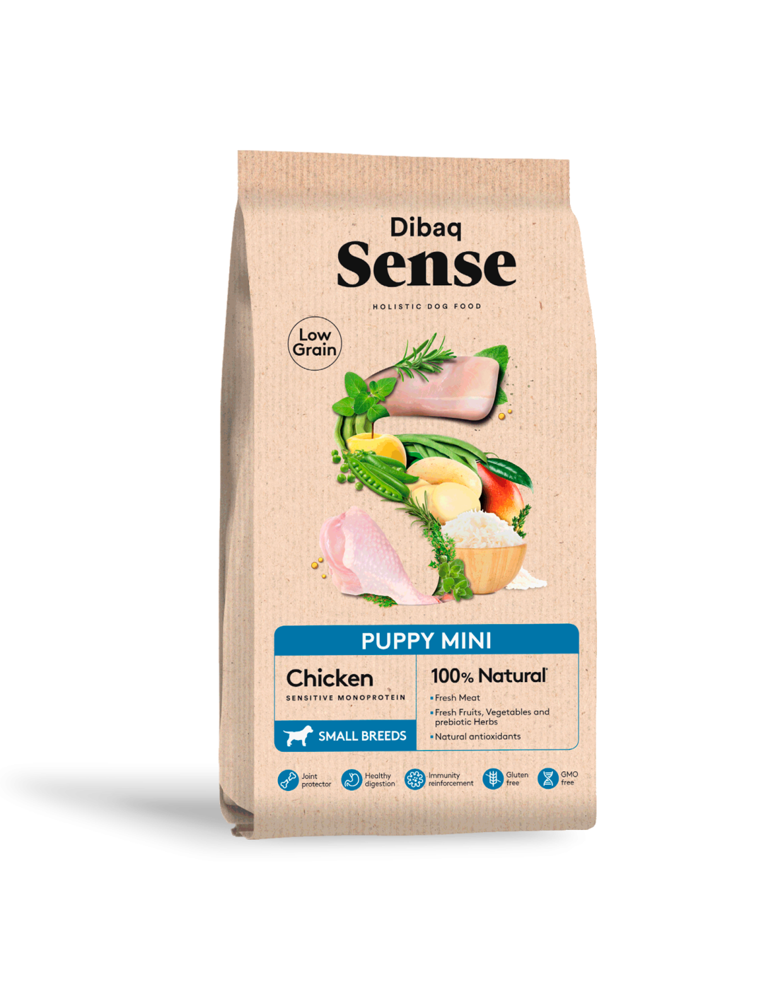 Dibaq Sense Low Grain Puppy Mini (Pollo)