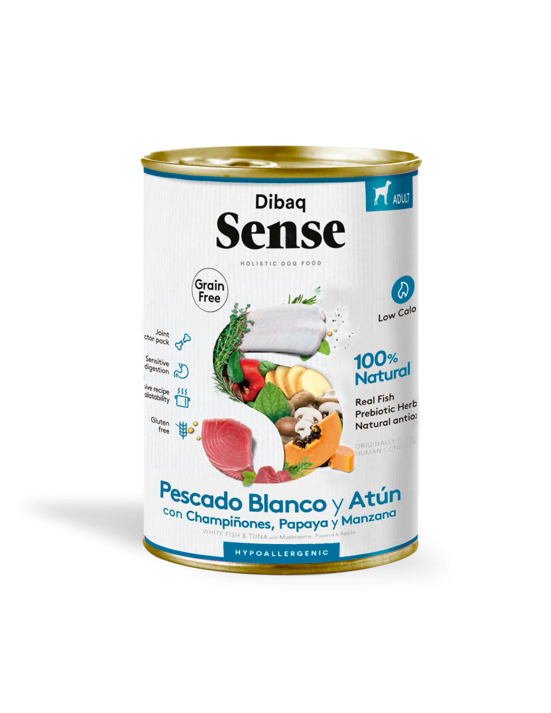 Dibaq Sense Pescado Blanco y Atún