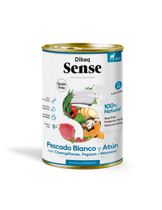 Dibaq Sense Pescado Blanco y Atún