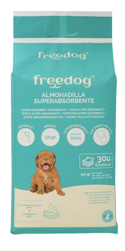 Freedog - Empapador Super Absorbente 60 X 60 30 Unidades