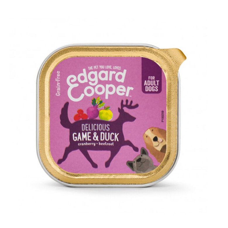 Edgard & Cooper Tarrina de comida para perros con venado y pato sin cereales