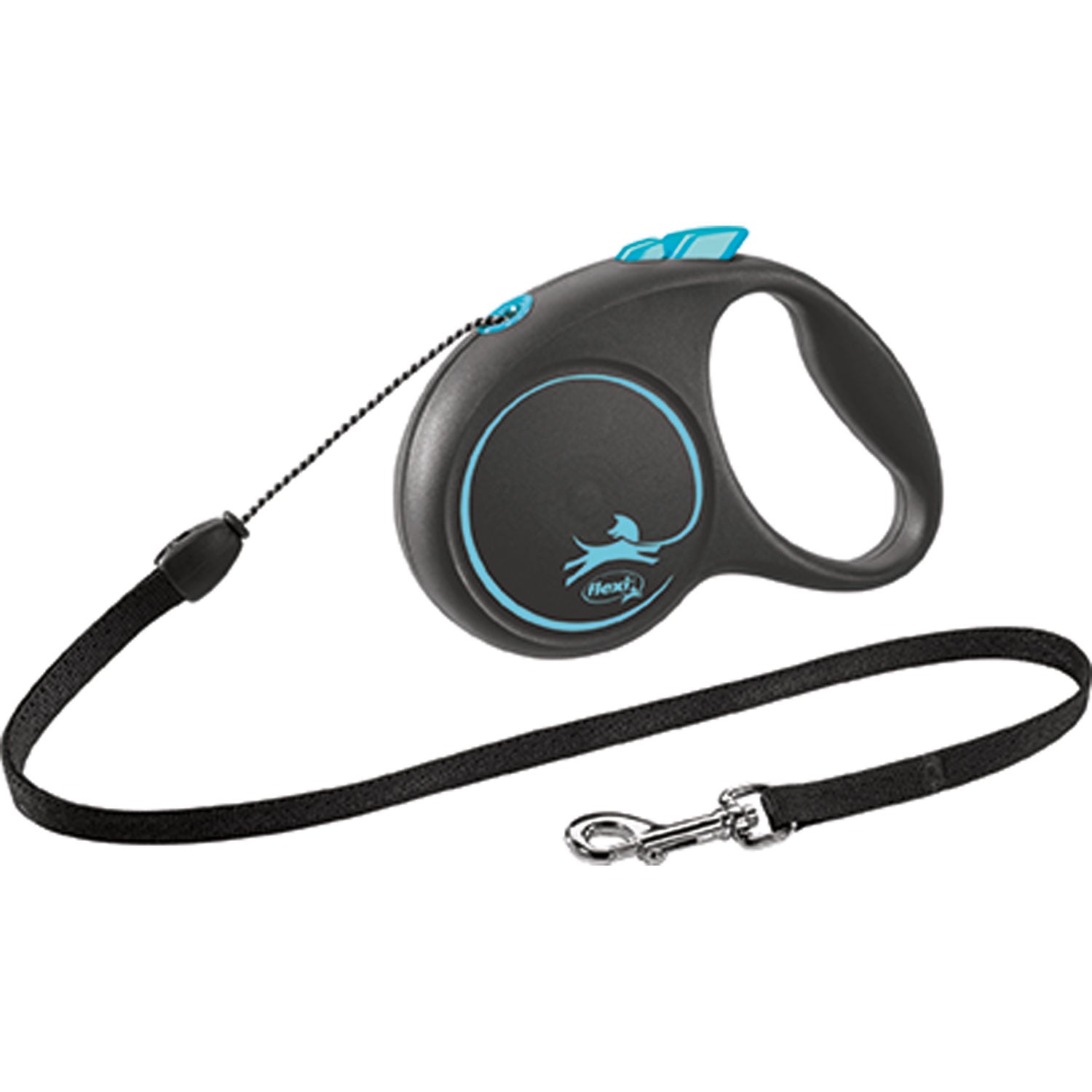 flexi BLACK DESIGN Cuerda Enrollable