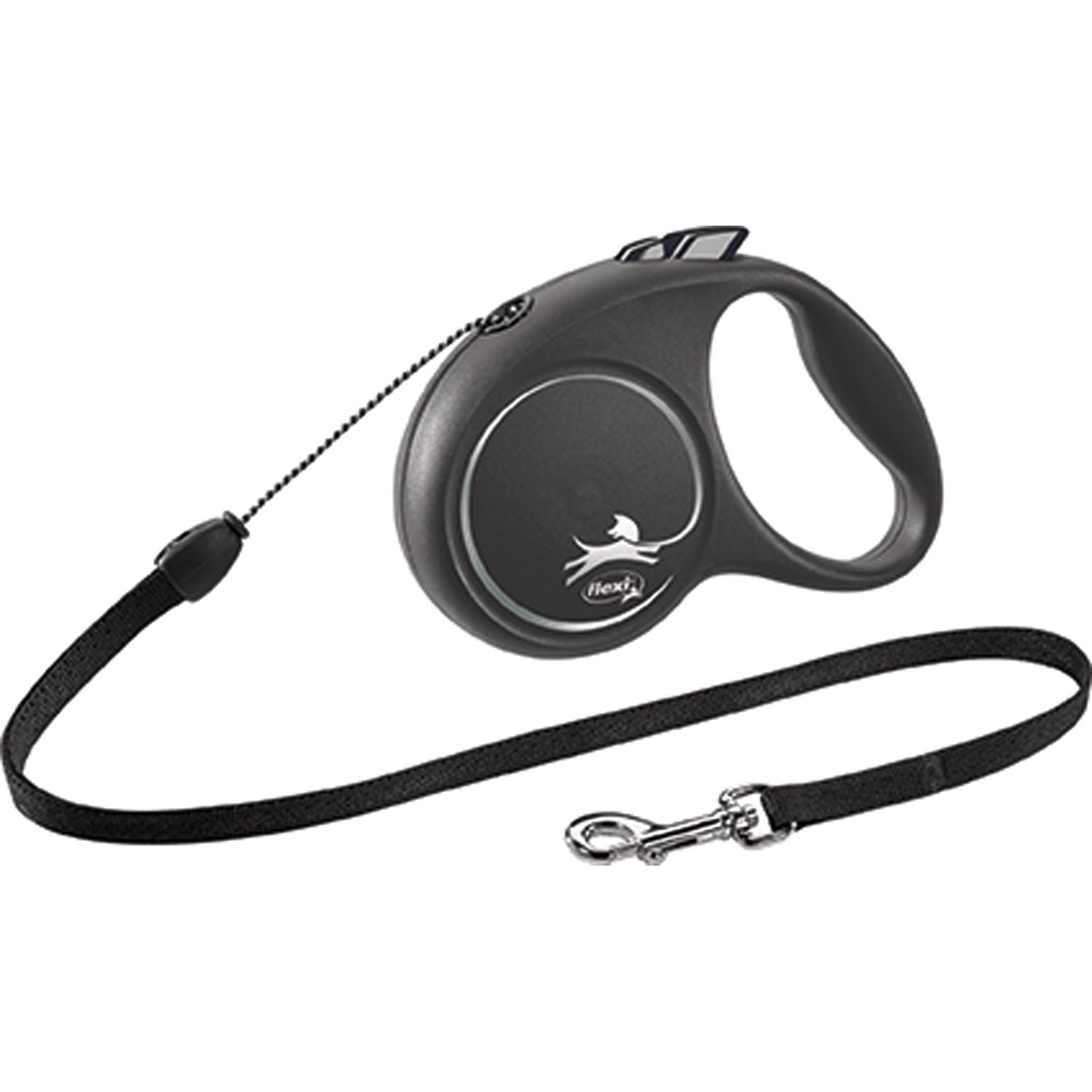 flexi BLACK DESIGN Cuerda Enrollable