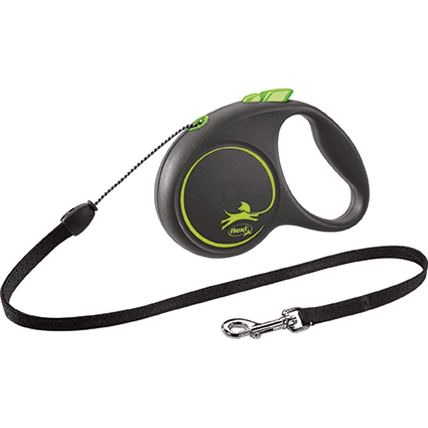 flexi BLACK DESIGN Cuerda Enrollable