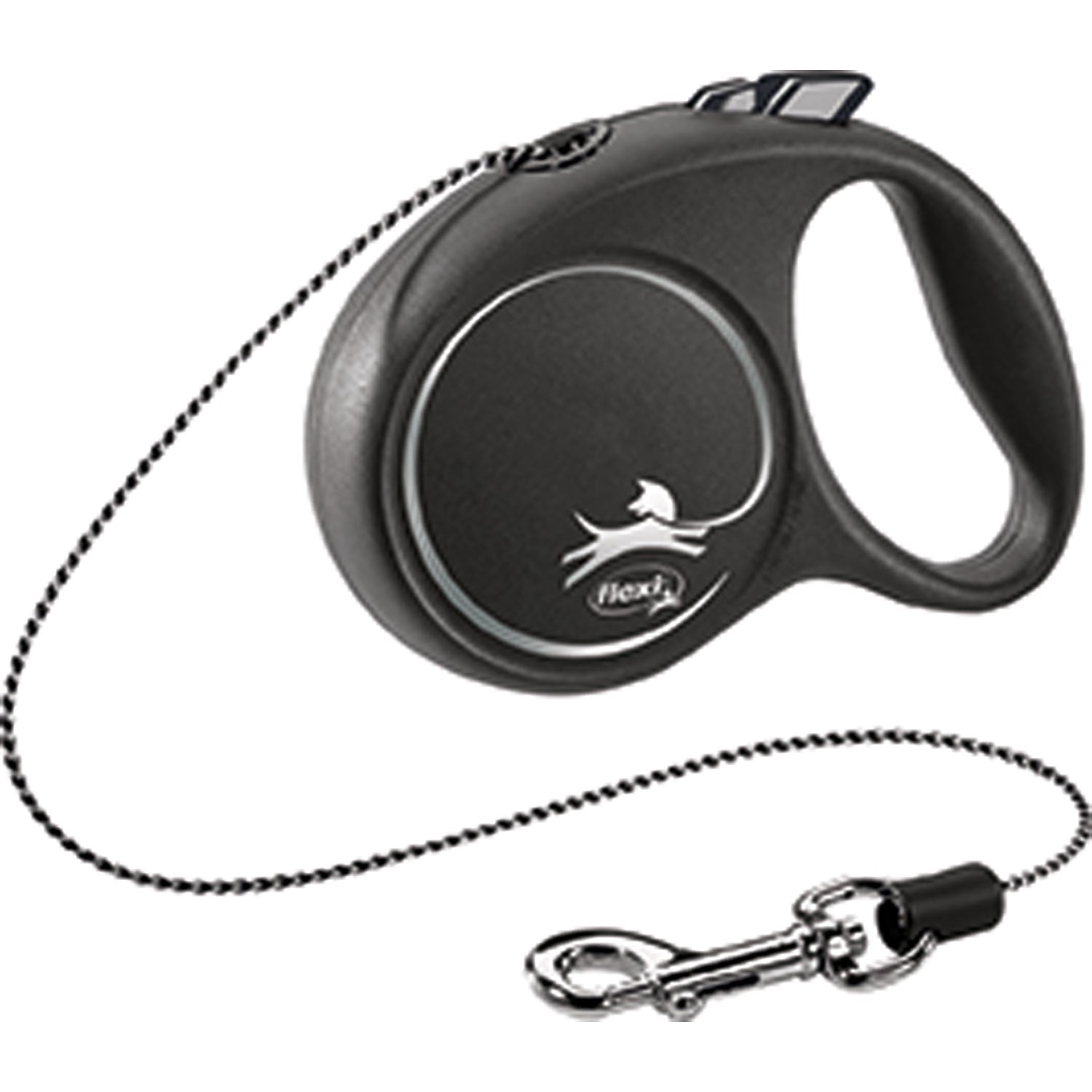 flexi BLACK DESIGN Cuerda Enrollable