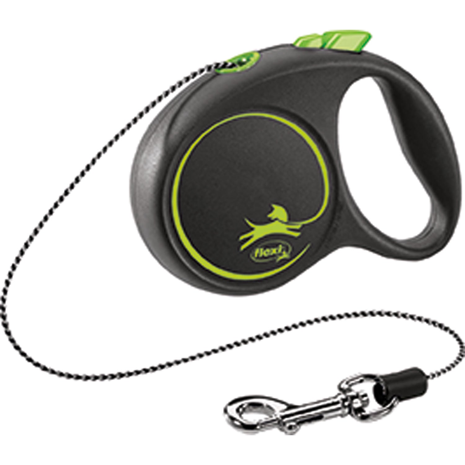 flexi BLACK DESIGN Cuerda Enrollable