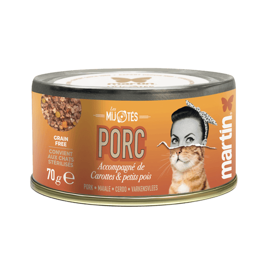 Martín Les Mijotés Cerdo para Gatos Adultos Estofado 70gr