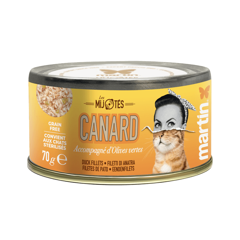 Martín Les Mijotés Pato Estofado 70gr para Gatos Adultos