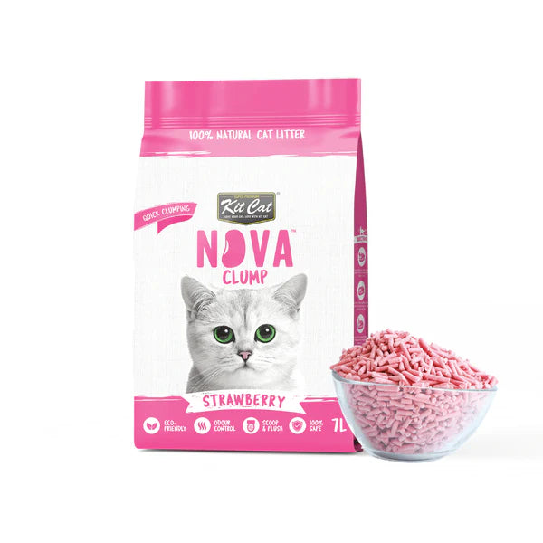 kit Cat Soya Clumping Arena de Soja BIO  Fresa 7L