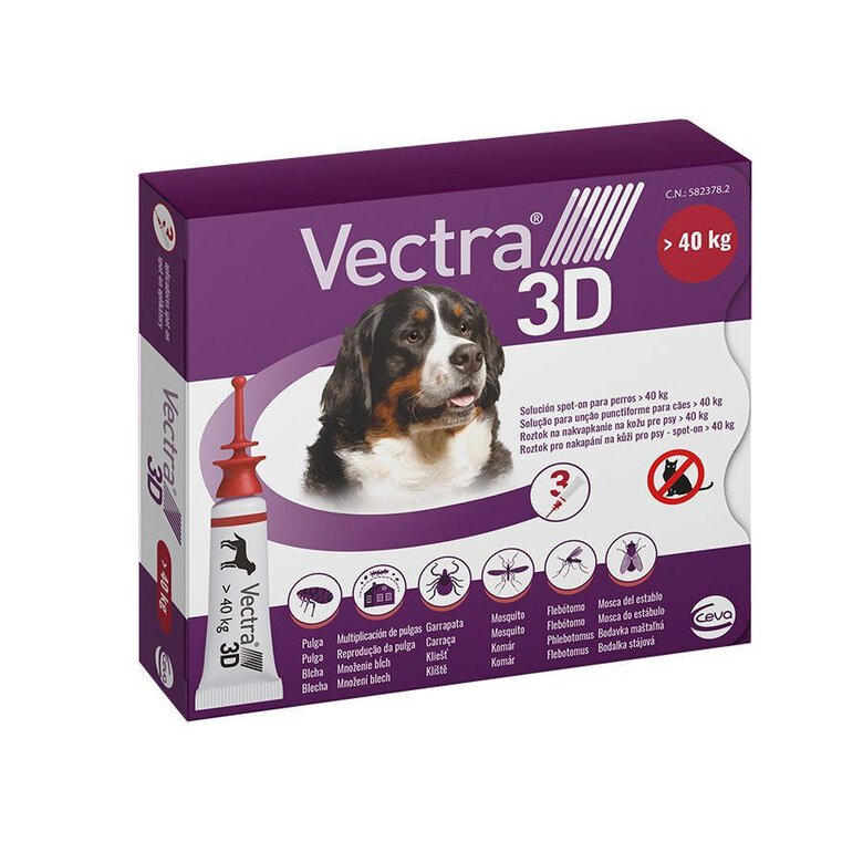 Vectra 3D Pipetas Antiparasitarias para perros +40kg