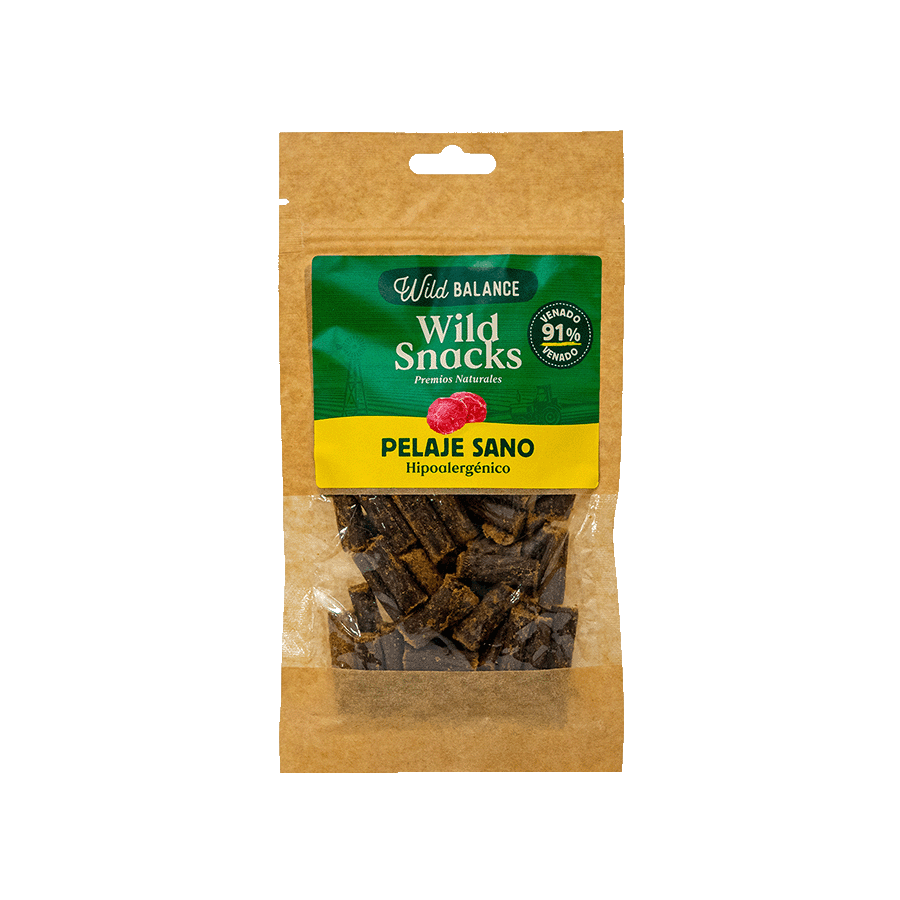 Wild Snacks Pelaje Sano de Venado - Premios Naturales