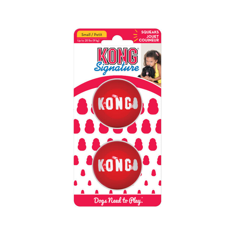 Kong Signature Ball 2 pelotas para perros