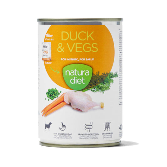 400 g Natura Diet Pato y Verduras latas para perros
