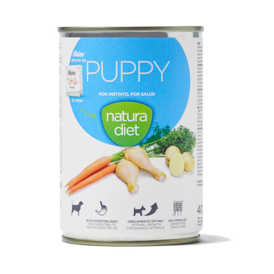 400 g lata Natura Diet de alimento húmedo puppy