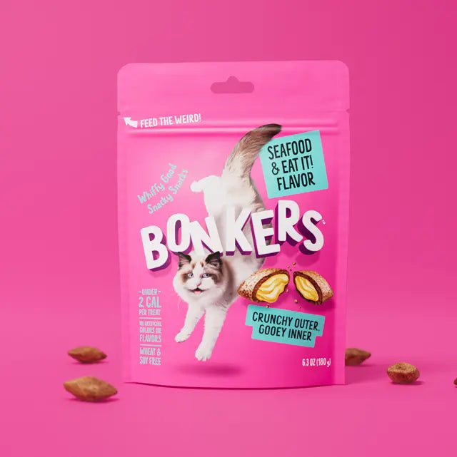 Bonkers Snack de pescado para gato 180g