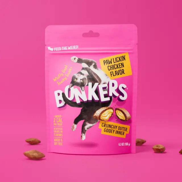 Bonkers Snack de pollo para gato 180g