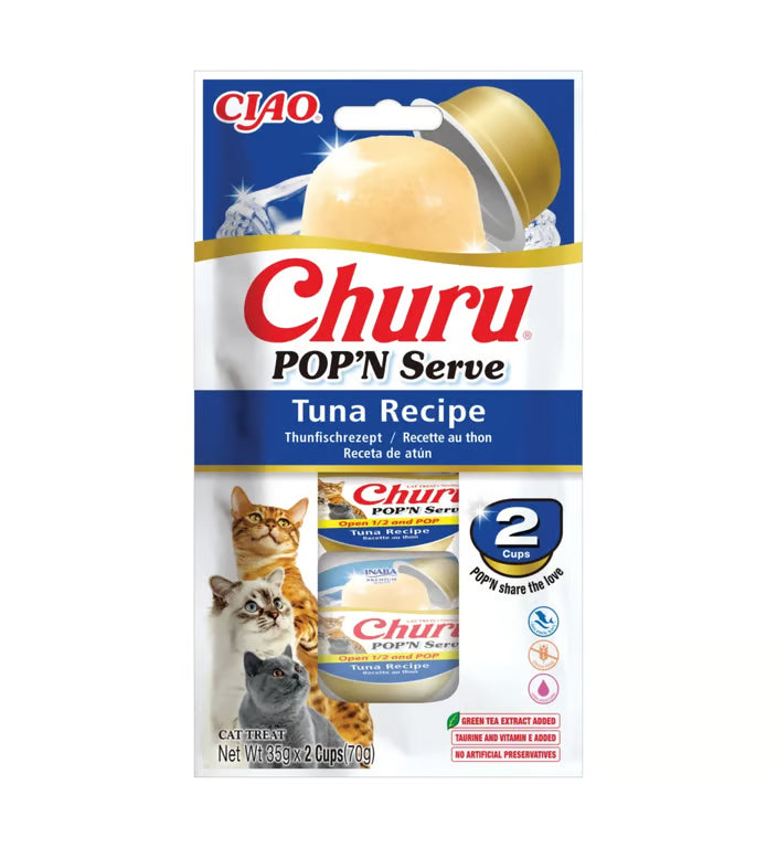 Churu Cat Pop'n Serve de Atún 2uds 70g