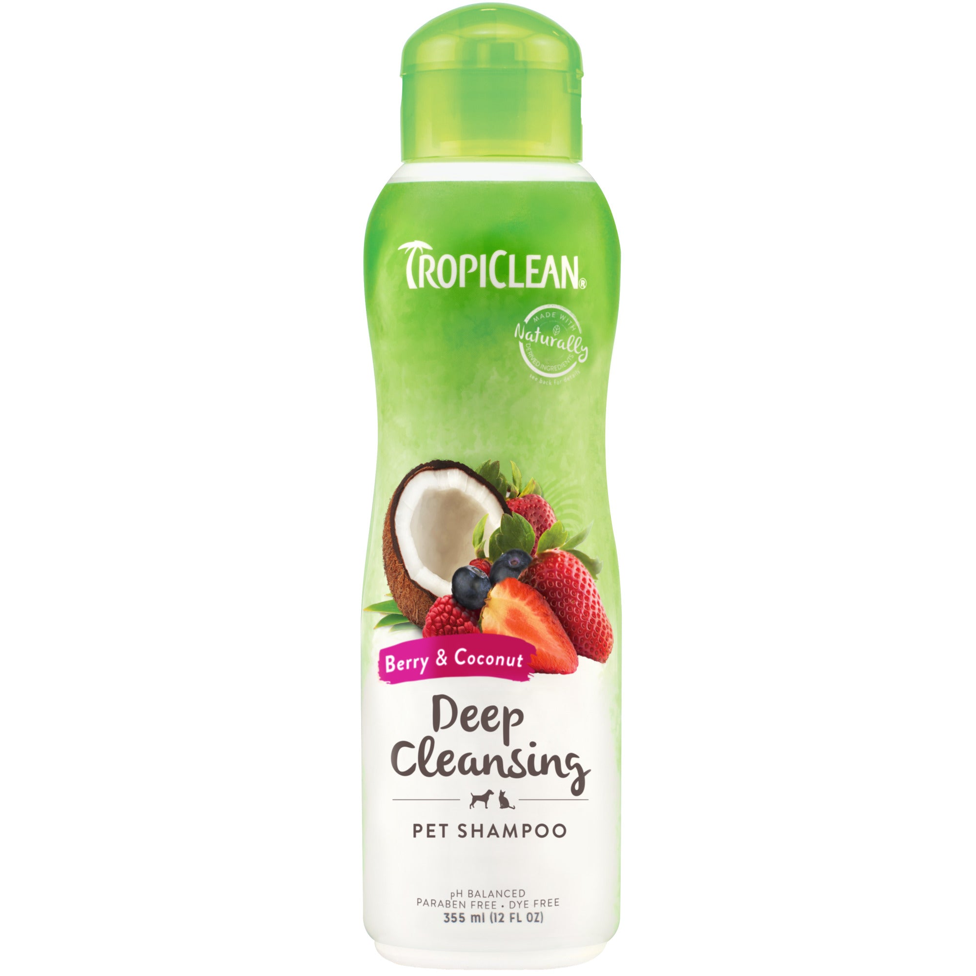 Tropiclean Champú Limpiador Profundo Berry & Coconut Para Mascotas