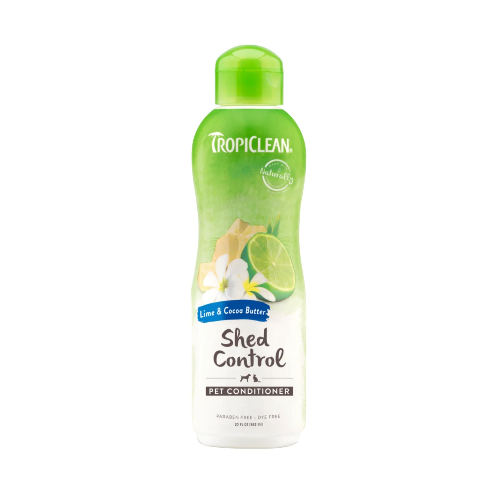 Tropiclean Acondicionador De Lima Y Manteca De Cacao Para Controlar La Caída Del Pelo 355 Ml