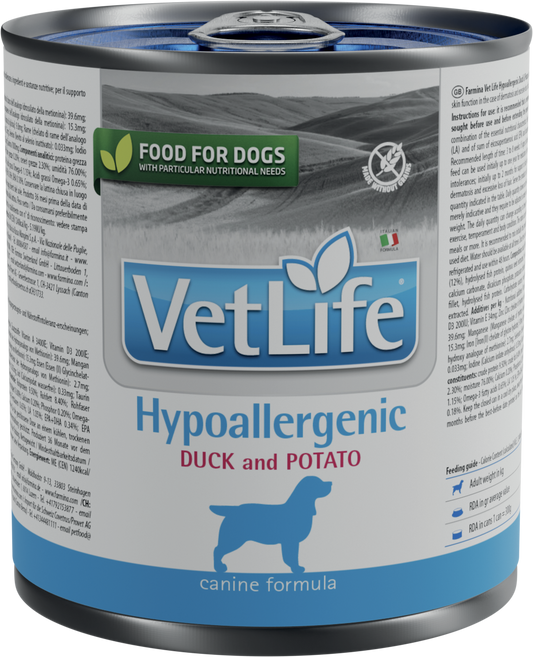 FARMINA VET LIFE DOG HYPOALLERGENIC PATO