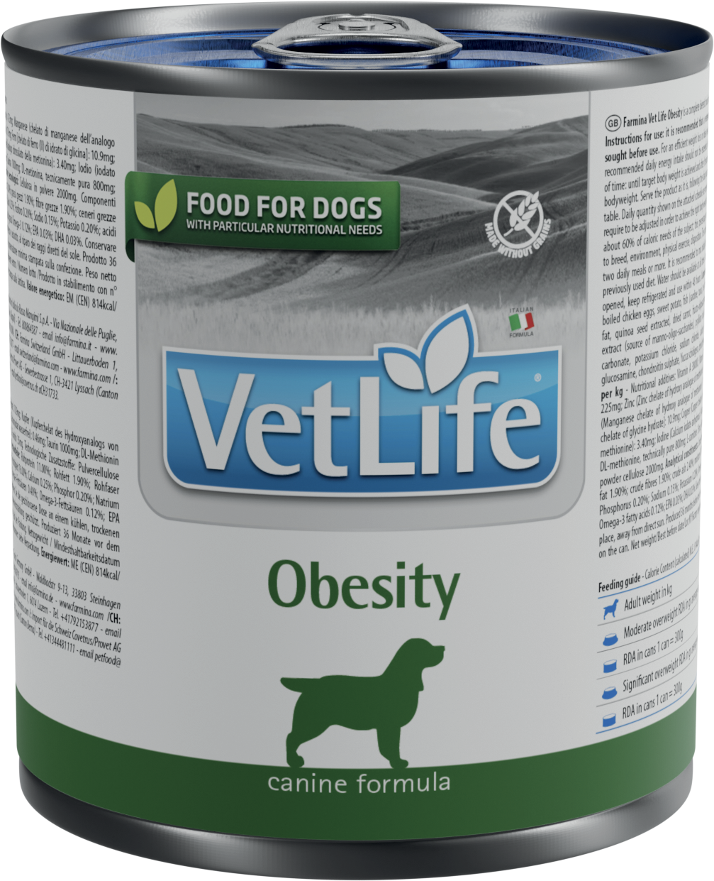 FARMINA VET LIFE NATURAL DIET DOG OBESITY