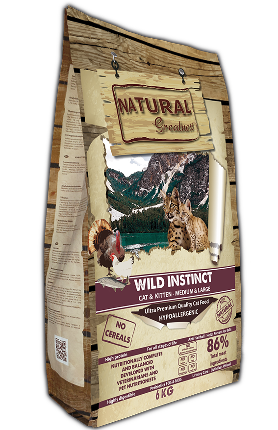 Receta Wild Instinct Medium &  Large Breed