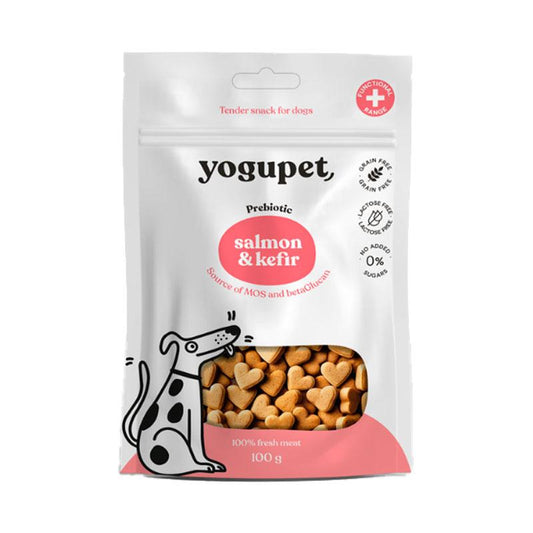 Yogupet Snack Semihúmedo De Salmón Y Kefir Para Perros